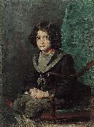 Portrait of a Boy in Navy dress unknow artist